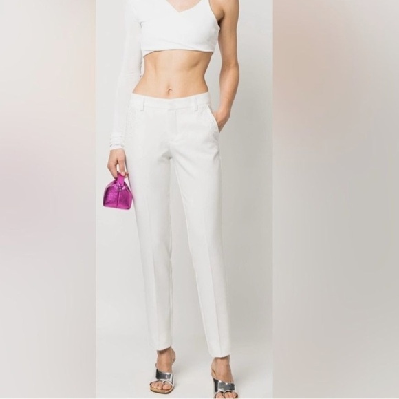 Zadig & Voltaire Sz 4 NWT “Judo” with embellishes pocket cigarette Pants - Picture 1 of 12